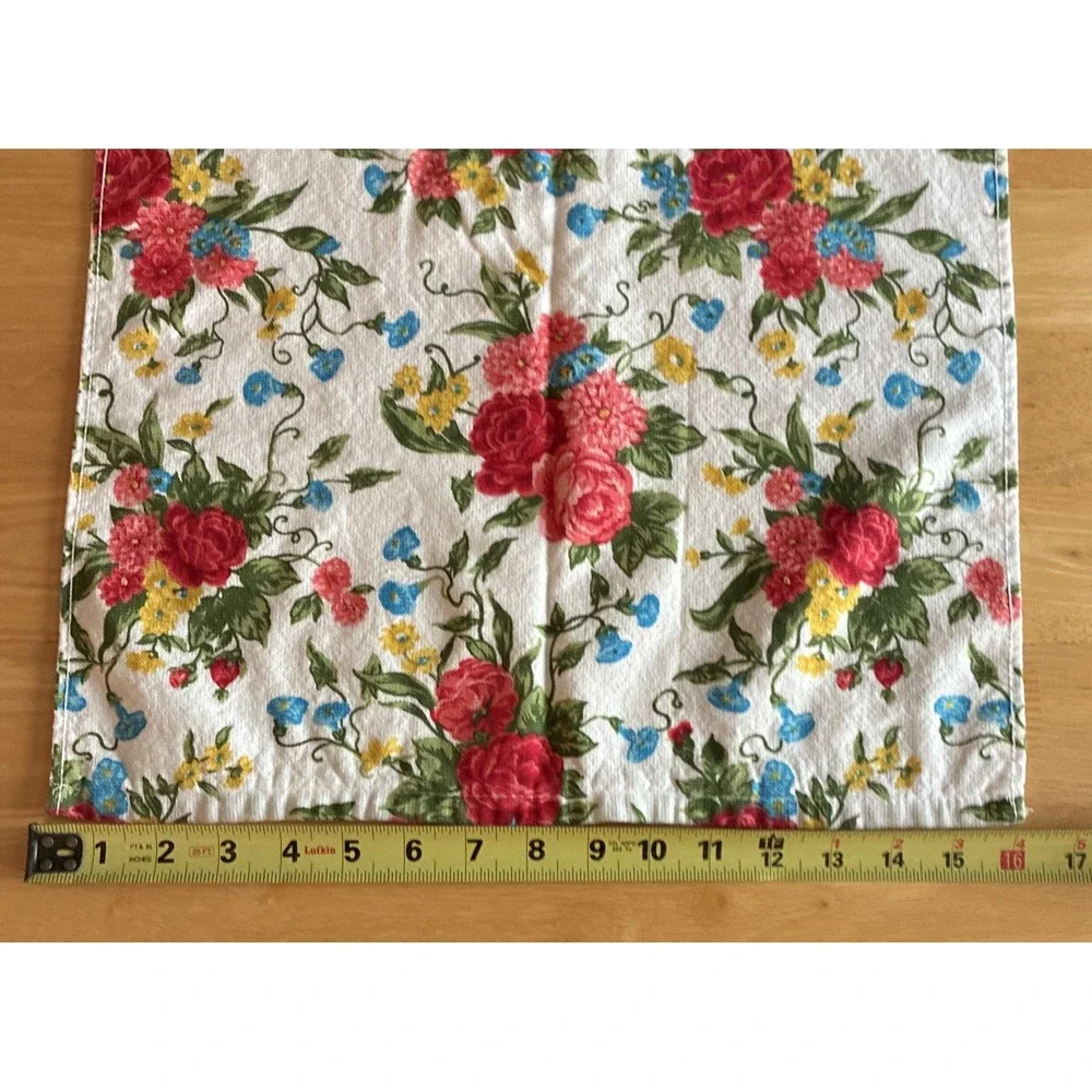 Pioneer Woman Dish towels Sweet Rose And Checkered Discontinued Pattern